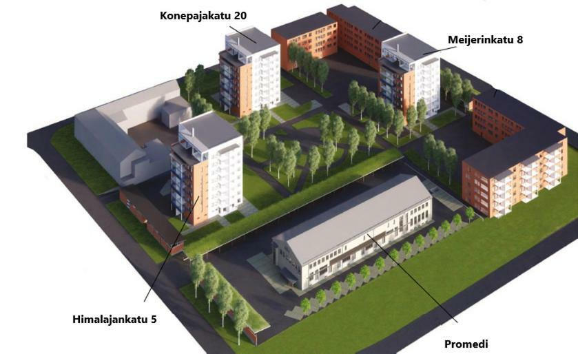 Pro Apartments 1 Вааса Екстериор снимка